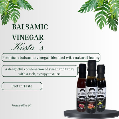 Balsamic With Honey - Kostas Olive Oil